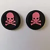 Pack of 2pc Soft Silicone Thumb Grip Stick Cap Cover Controller KeyCaps Grips For PS3, PS4,Xbox360, Xbox One & Xbox Series X S (Pink Skulls)