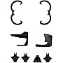 Complete Set of Protective Devices for DJI Neo Accessories, Include Gimbal Bumper Guard and Tail Protection Device, Propeller Guard Protector, Landing Gear Protective Devices, Full Protection Accessor