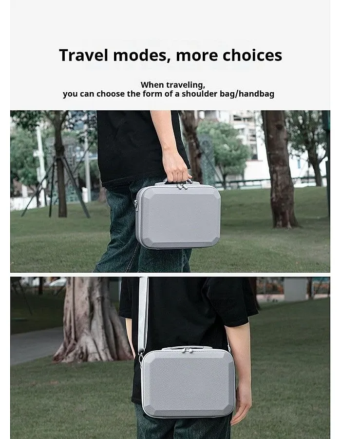 Hard Carrying Case For DJI Neo Fly More Combo, Portable Travel Hard Case Made of PU Leather, Waterproof, Shock-Resistant Storage Case Bag for DJI NEO Drone & Accessories
