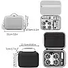 OSHIMA Carrying Case for DJI Neo, Portable Carrying Protective Bag for DJI Neo Fly More Combo Accessories, Hard Travel Case for DJI Neo Case, Compatible with RC-N3 Remote Controller Charging Hub