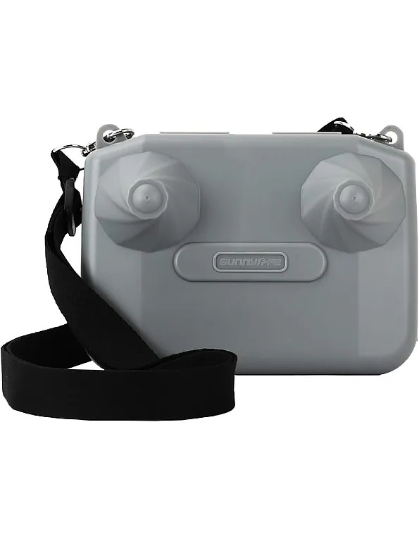 fashion mania Hard Storage Bag for DJI RC-N3/N2/N1 Carrying Case for DJI Flip/Air 3S/Neo Remote Control Protector Shock Absorption Drop Resistant Protective Case with Shoulder Strap, grey