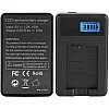 Goshyda NP-FW50 Camera Battery, LCD Single Charger, for Sony Alpha A6000 A6300 A6500 A7r A7, 600mAh Replacement Batteries