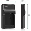 LP-E10 Battery Charger LC-E10 LC-E10C LC-E10E Compatible with Canon EOS Rebel T3, T5, T6, T7, EOS Kiss X50, X70, X80, X90, EOS 1100D, 1200D, 1300D, 1500D, 3000D(Not for T3i T5i T6i T6s T7i)
