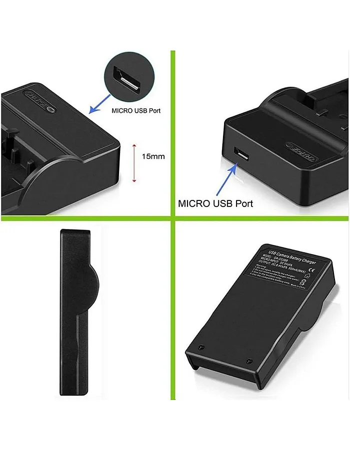 LP-E10 Battery Charger LC-E10 LC-E10C LC-E10E Compatible with Canon EOS Rebel T3, T5, T6, T7, EOS Kiss X50, X70, X80, X90, EOS 1100D, 1200D, 1300D, 1500D, 3000D(Not for T3i T5i T6i T6s T7i)
