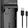 LP-E10 Battery Charger LC-E10 LC-E10C LC-E10E Compatible with Canon EOS Rebel T3, T5, T6, T7, EOS Kiss X50, X70, X80, X90, EOS 1100D, 1200D, 1300D, 1500D, 3000D(Not for T3i T5i T6i T6s T7i)