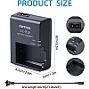 LP-E10 Battery Charger LC-E10C LC-E10 LC-E10E Charger Compatible with Canon EOS Rebel T7,T6,T5,T3,T100,EOS 4000D,3000D,2000D,1500D,1300D,1200D,1100D ,Kiss X5 0,X70,X80,X90