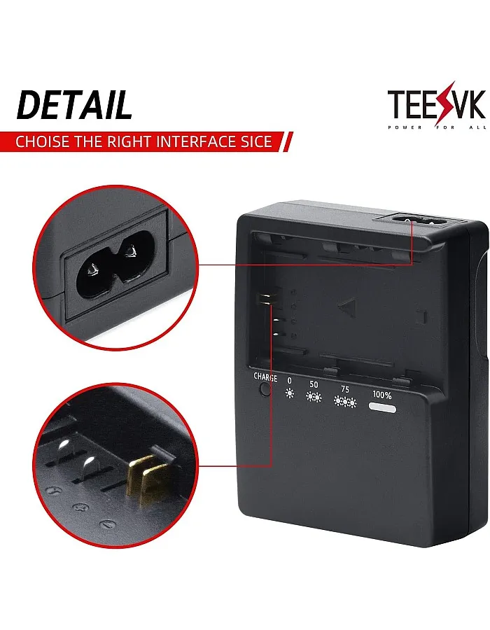 LP-E6 Battery Fast Charger for Canon: Compatible with LP-E6 LP-E6N LC-E6 LC-E6E Battery for Canon EOS R R5 R6 6D 7D 5D 5DS 5DS R 60D 60DA 70D 80D 5D Mark III 90D Mark II Cameras Power Supply