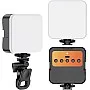 KRLZ LED Video Light Camera Light Laptop Light for Zoom Meeting Photography Lighting 100 LED Beads with Clip Dimmable and Rechargeable for Camera Selfie Stick Tripod Laptop Cellphone