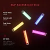 Magnetic Handheld Tube Lights, 0.6ft Small LED Video Light Wand, 2600mAh Rechargeable Battery, 2500-9900K Dimmable 360° Full RGB Light Bar Photography Vlog TIK Tok CRI 96+