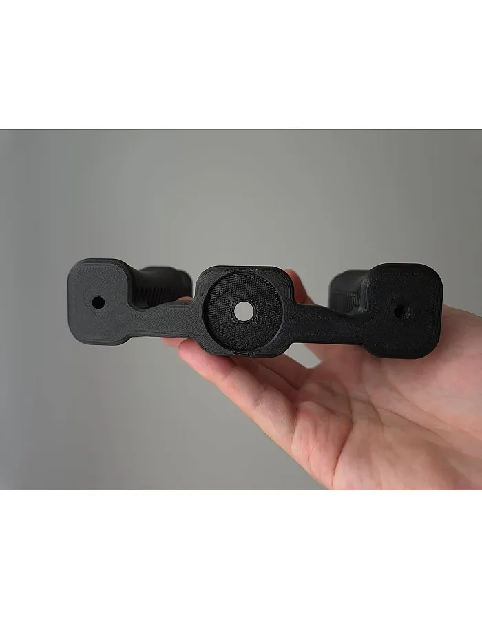 Handheld Gimbal Model Kit hands for Osmo Pocket 3 - Black with Anti-Slip Texture