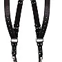 GenPro Black S002 Genuine Leather Dual Camera Strap: Carry Two Cameras in Style and Comfort