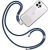 Mobile Phone Lanyard, Universal Neck Strap with Grip Pad for Hanging Mobile Phones, Mobile Phone Carabiner Strap with Grip Patch, Mobile Phone Case Lanyard