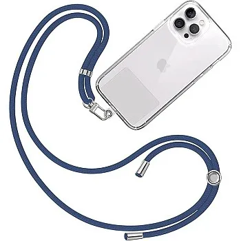Mobile Phone Lanyard, Universal Neck Strap with Grip Pad for Hanging Mobile Phones, Mobile Phone Carabiner Strap with Grip Patch, Mobile Phone Case Lanyard