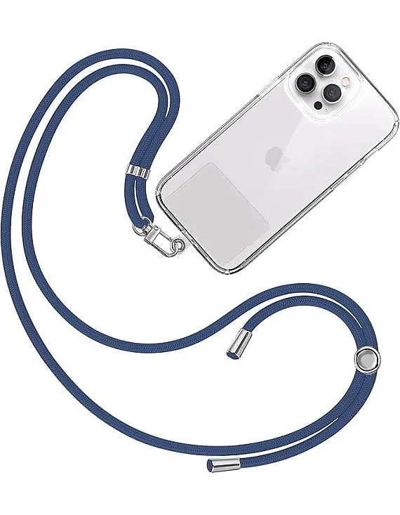 Mobile Phone Lanyard, Universal Neck Strap with Grip Pad for Hanging Mobile Phones, Mobile Phone Carabiner Strap with Grip Patch, Mobile Phone Case Lanyard