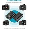 NEEWER EN-EL15 Battery Charger Kit Compatible with Nikon Z5, Z6, Z6 II, Z7, Z7II, D780, D850, D7500, 1V1, D500, D750, D800, D7000, D7100, D7200 (2 Pieces, 2100 mAh).), not compatible with Z. 8 UK