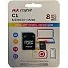 بطاقة ذاكرة Micro SD اتش سي 8 جيجا من هايكفيجين ام اس دي، سلسلة C1 مع محول 23 ميجابايت/ثانية 10 ميجابايت/ثانية الفئة 10