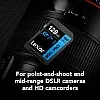 Lexar 128GB High-Performance 800x PRO SDXC UHS-I Memory Card, C10, U3, V30, 4K UHD Video, Up to 150MB/s Read, for Point-and-Shoot & Mid-Range DSLR Cameras, HD Camcorders (LSD0800P128G-BNNNU)
