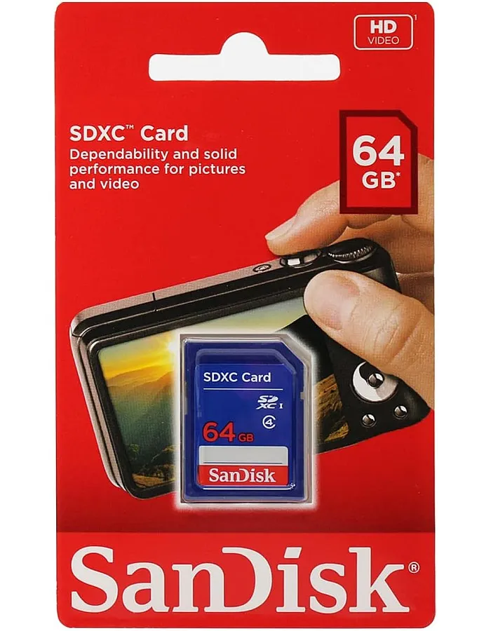 SanDisk 64GB SDXC Class 4 Memory Card