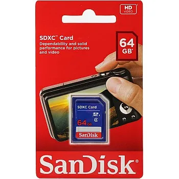 SanDisk 64GB SDXC Class 4 Memory Card