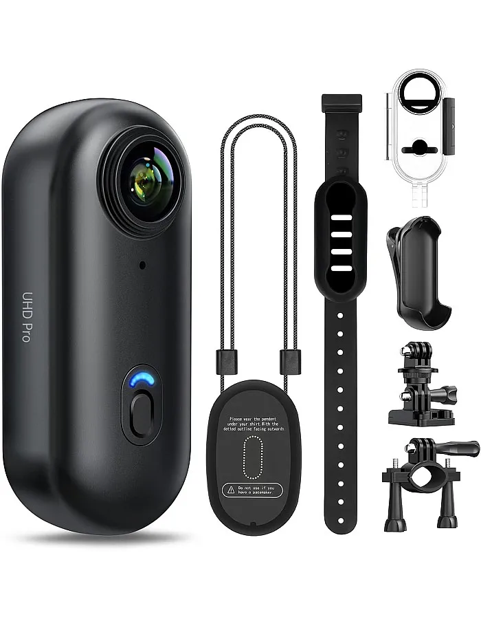 4k Action Camera,Mini Vlogging Camera,Small Body Camera with IPX7 Waterproof,Underwater Camcorder,Hands-Free POV Recording, Helmet Cam for Cycling, Motorcycle