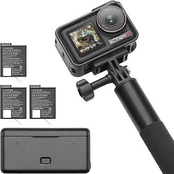 DJI Osmo Action 5 Pro Pack Adventure: Sports Camera, Sensor 1/1.3
