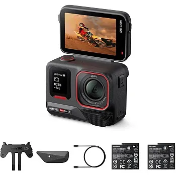 Insta360 Ace Pro 2 Standard Dual Battery Bundle -8K Waterproof Action Camera Co-Engineered with Leica, 1/1.3