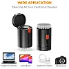 20 in 1 Multifunctional Cleaner Kit for Electronic Devices, Keyboard Cleaning Brush, Headphones Cleaner Kit for AirPods, Multi-Tool for Cleaning Laptop, Keyboard, Earbuds, Camera, Cellphones (Black)