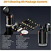 20 in 1 Multifunctional Cleaner Kit for Electronic Devices, Keyboard Cleaning Brush, Headphones Cleaner Kit for AirPods, Multi-Tool for Cleaning Laptop, Keyboard, Earbuds, Camera, Cellphones (Black)