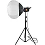 200W Plokama PK-400s Professional Lighting with QX 65CM and Stand for Video and Fotto for All Content Makers Facebook, YouTube, TikTok Fill Light 2700K-6500K, Ideal for Professional Photography