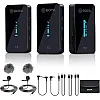 BOYA 2.4GHz Wireless Lavalier Microphone System for Camera Phone DSLR Camcorder Dual Channel Cordless BY-XM6-S2 (2 Transmitters & 1 Receiver)