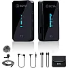 BOYA 2.4GHz Wireless Lavalier Microphone System for Camera Phone DSLR Camcorder Dual Channel Cordless BY-XM6-S2 (2 Transmitters & 1 Receiver)