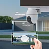 EZVIZ كاميرا مراقبة خارجية C8c 5MP واي فاي - دوران وامالة 360 درجة، FHD 1080P، كشف بشري بالذكاء الاصطناعي، رؤية ليلية ملونة، مقاومة للطقس IP65، صوت ثنا