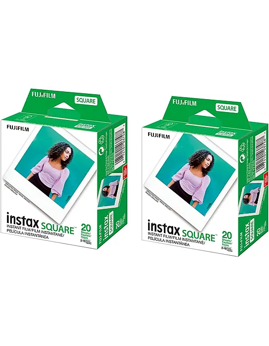Fujifilm 2 Pack instax Square Instant Color Film, Twin Pack