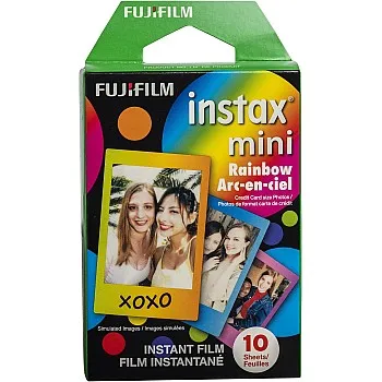 Fujifilm Instax Mini Rainbow Film - 10 Exposures
