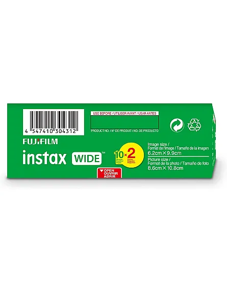 Fujifilm Instax Wide Instant Film Twin Pack - 20 Exposures