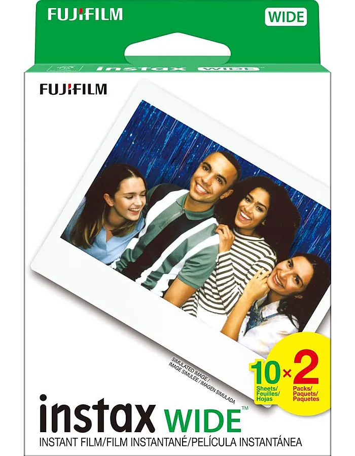 Fujifilm Instax Wide Instant Film Twin Pack - 20 Exposures