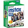 Fujifilm instax Wide Instant Film 2 Pack [20 Exposures] for use with Fujifilm instax Wide 300, 200, and 210