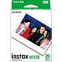 INSTAX WIDE ISO 800 instant film with white border, 2 X 10 shot pack