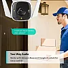 Tapo C320WS 2K QHD Wireless & Wired Security Camera Outdoor, IP66, Person/Vehicle Detection, Starlight Colour Night Vision, Cloud and Local Storage, Works With Alexa and Google, No Monthly Fee