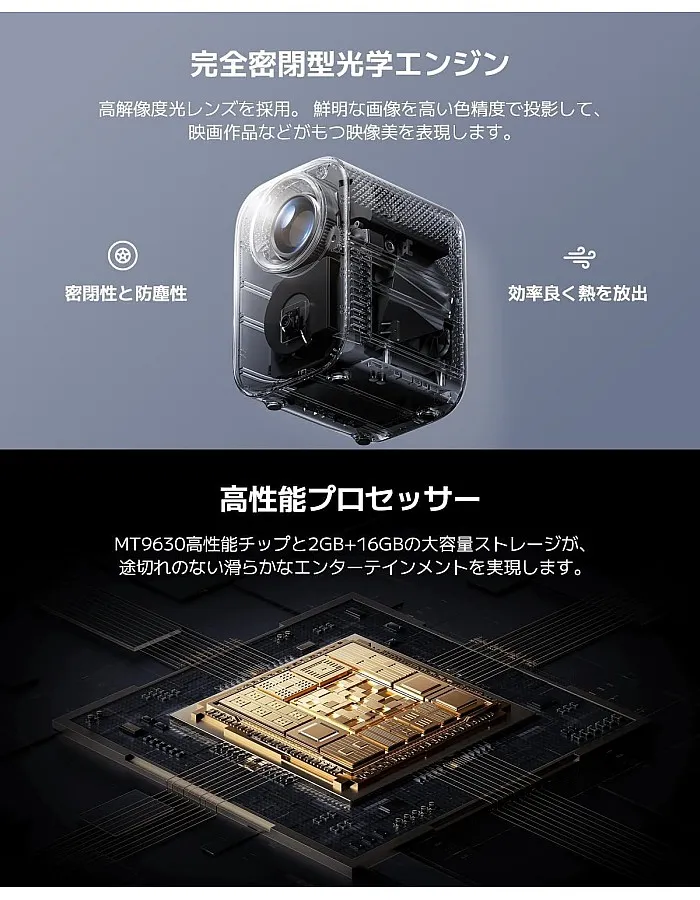 Xiaomi L1 Pro: 4K UHD Laser Projector with 2400 ANSI Lumens, 150" Screen, Android TV, Google Assistant, Ultra-Short Throw, HDR10+, Ultimate Home Cinema | 1 year Local warranty