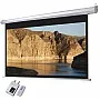 windon Electric Motorised Projector Screen, Remote Control, White size 200 * 200 cm