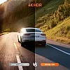 70mai T800E 3 Channel Dash Cam Front Rear + Inside, 4K+1080P+1080P Car Dash Camera with Free 64GB, GPS, Wi-Fi 6, Voice Control, 24/7 Parking, Night Vision, Loop Recording, Supercapacitor Support 512GB