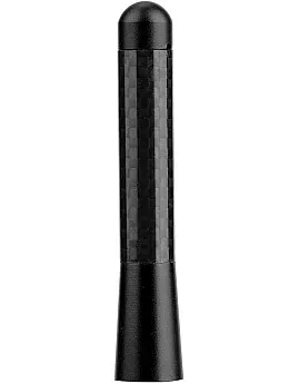 KIMISS Auto Antenna Carbon Strong Short Car Ariel Bee Sting, Focus ST Aerial for Fiesta Mk7, Fiat 500 Replacement Antenna Bee Sting Aerial, Universal Fit, Black