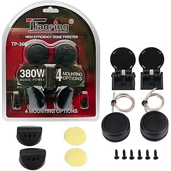 KaberTrade Super Strong Loud Car Dome Speaker (Twitter Sexka, 380W, Model:TP-366, 2 Pieces, Code:8274) - KaberTrade