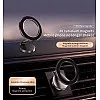 Magnetic Phone Holder, Car Mount Folding & 360° Rotation Magnetic Phone Holder for Car Strong Magnets iPhone Car Mount Hands Phone Holders for Your Car Dash Fits iPhone 15 14 13 Pro Max (Black)