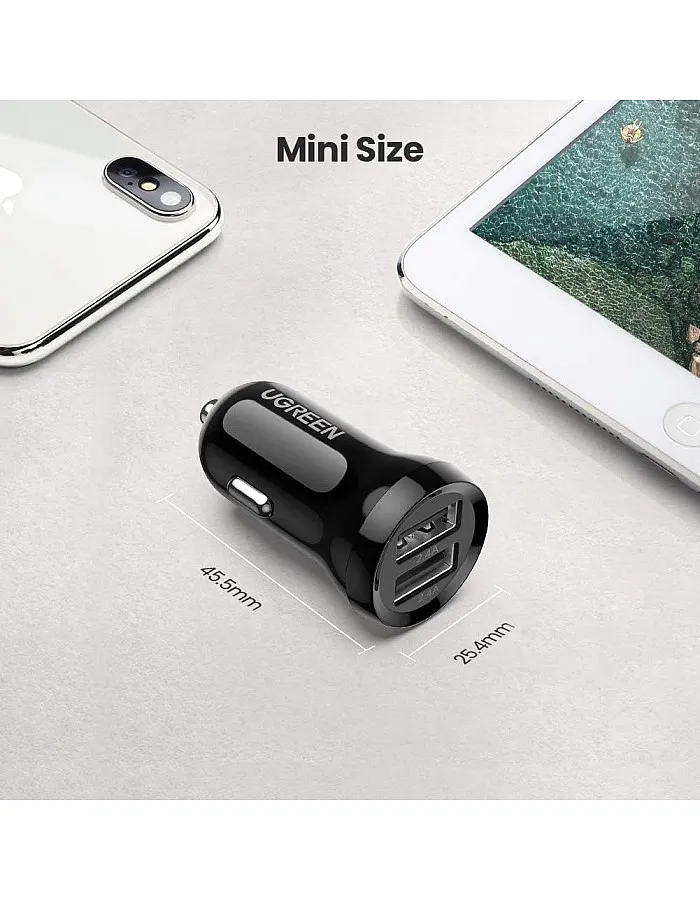 UGREEN DUAL USB 24W CAR CHARGER