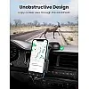 UGREEN Waterfall Shaped Suction Car Phone Mount Black