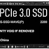 Hikvision HIKSEMI WAVE(P) 256GB NVMe M.2 PCIe Gen 3 SSD Up to 1200MB/s, Internal Solid State Drive for Desktop Laptop Computer - with 3 years warranty support