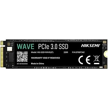 Hikvision HIKSEMI WAVE(P) 256GB NVMe M.2 PCIe Gen 3 SSD Up to 1200MB/s, Internal Solid State Drive for Desktop Laptop Computer - with 3 years warranty support