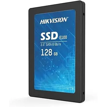 Hikvision e100 2.5'' ssd 128gb, internal solid state drive disk storage for laptop desktop, up to 550 mb/s 3d nand sata iii 2.5 inch